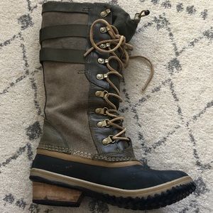 SOREL CONQUEST CARLY II OLIVE GREEN